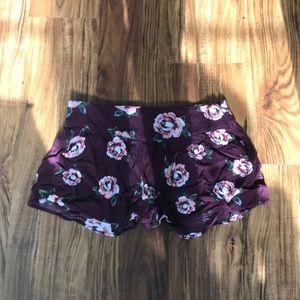 Forever 21: rose patterned shorts